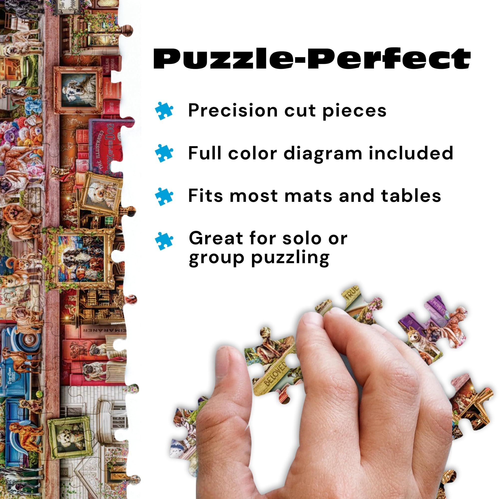 オープンブック パリ・N.Y.・テディベア　エイミースチュアート　ジグソーパズル ステンドアート ジグソーパズル ぎゅっと266ピース＆フレーム 「Winnie